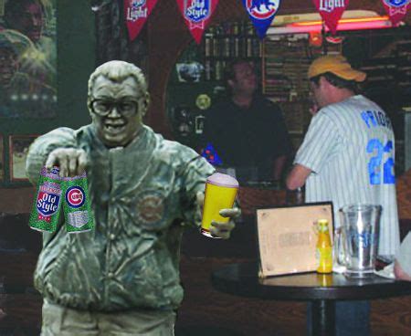 Harry Caray statue arrested for public rowdiness | The Heckler