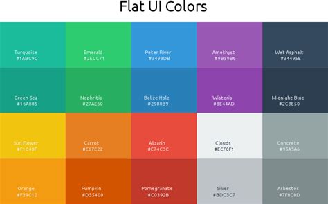 Flat UI Colors - Openclipart