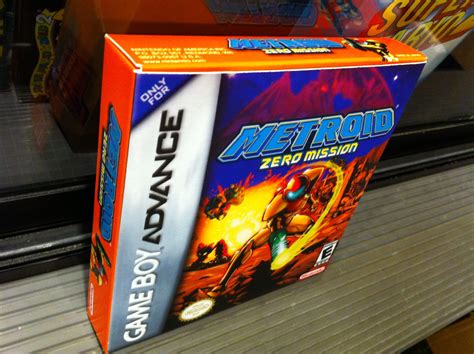 Metroid Zero Mission | Box My Games! Reproduction game boxes