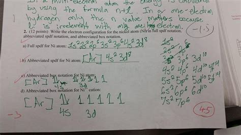 What is the electron configuration for the Nickel 3+ ion? : r/chemhelp