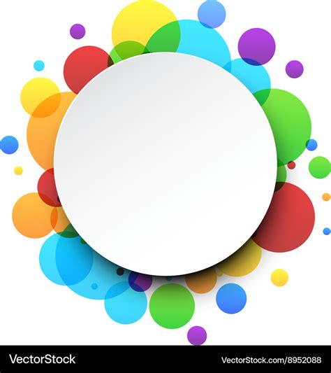 Round color background Royalty Free Vector Image