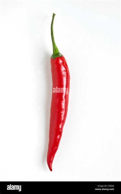 Single Red Chilli High Resolution Stock Photography and Images - Alamy