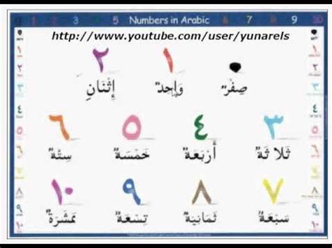 Arabic numbers 1-10 and How to pronounce them - YouTube