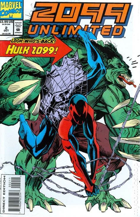 2099 Unlimited (1993) #2 Incredible Hulk Spider-Man marvel comics cover ...