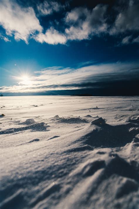 Free Images : nature, horizon, snow, cold, winter, cloud, sky, sunrise, sunset, sunlight ...
