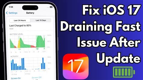 Fix iOS 17 Battery Draining Fast | Fix iPhone Battery Drain Issue After ...