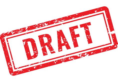 draft, rubber stamp 21433004 PNG