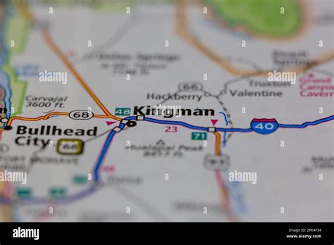 Kingman on a map hi-res stock photography and images - Alamy