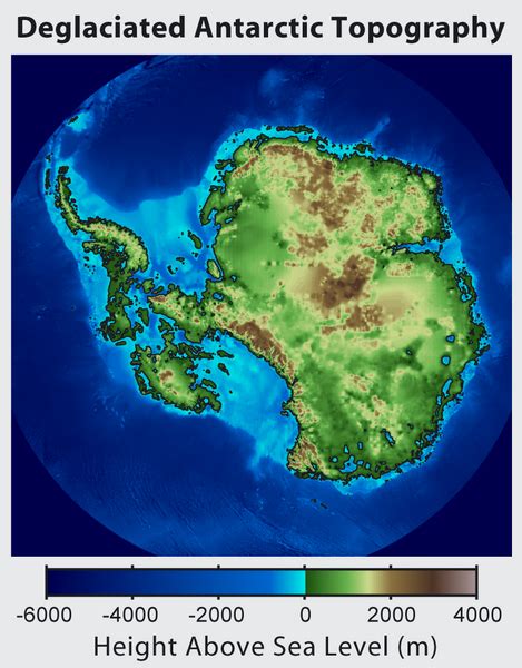 earth - What would an Antarctica without ice look like compared to ...