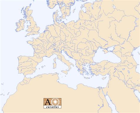 Europe Atlas: the Rivers of Europe, Middle East and North Africa