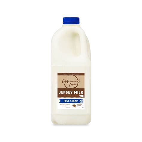 Full Cream Jersey Milk 2L | Caldermeade Farm