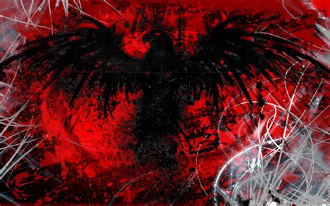 Wallpaper : fantasy art, eagle, grunge, artwork, red, white, black 1280x800 - AksumkA - 1365753 ...