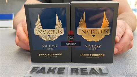 Fake vs Real Paco Rabanne Invictus Victory Elixir Perfume - YouTube