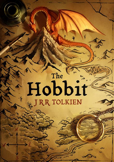 The Hobbit book cover by Johanna Tarkela : r/ImaginaryMiddleEarth