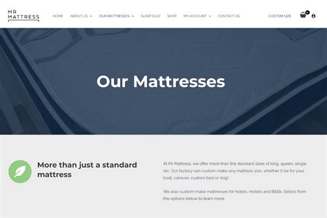 Mr Mattress Perth Custom Web Development | Online Store | SEO