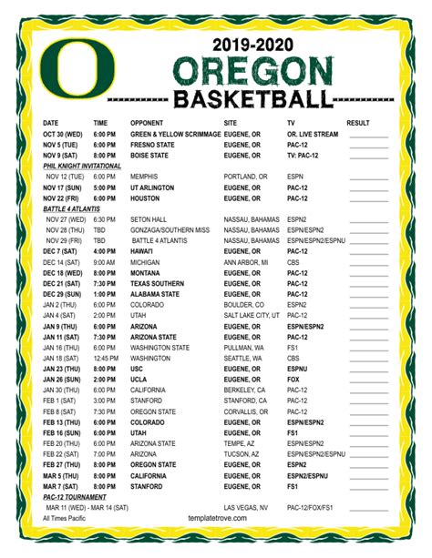 Oregon Ducks 2024 Football Schedule Released: A Comprehensive Guide - April 2024 Calendar Printable