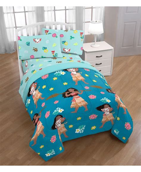 Disney Moana 4-Piece Twin Bedding Set & Reviews - Comforter Sets - Bed ...