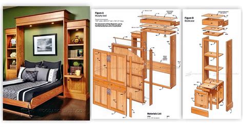 Building plans for a murphy bed ~ Garden furniture cad plans