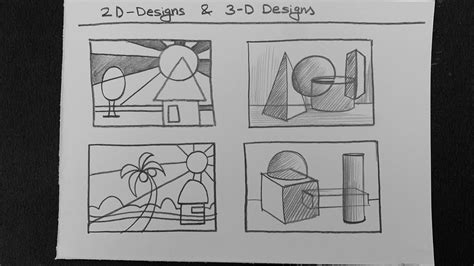 2D & 3D Compositions for Beginners | 2d-3d Design for Beginners | Step ...