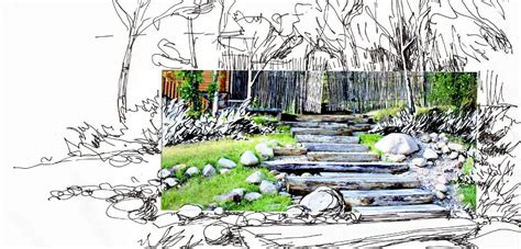 Plan Landscape Architecture Sketches - Just Dogs23