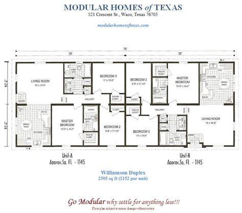 Modular Duplex Floor Plans - floorplans.click