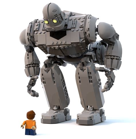 The Iron Giant - 20th Anniversary Edition | The iron giant, Lego minifigure display, Lego robot