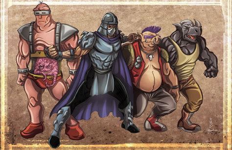 TMNT Villains by Jason Sobol. Which villains would you like to see in the new film? #TMNT # ...