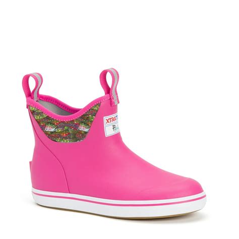 Xtratuf - XTRATUF Women's 6 In Fishe Wear Ankle Deck Boot Pink ...