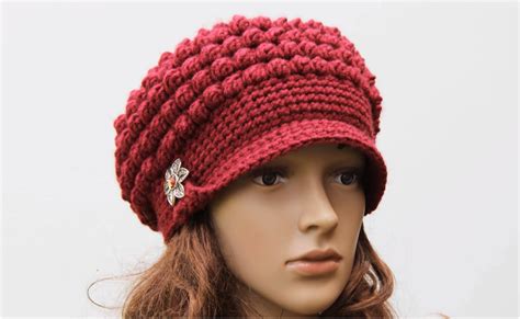 Crochet Brimmed Hat Free Pattern - Yarn & Hooks