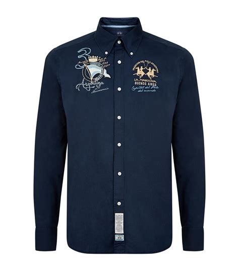 La Martina Argentina Polo Shirt in Blue for Men | Lyst Canada