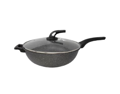 Steelchef Carbon Steel Wok With Lid | myaeon2go