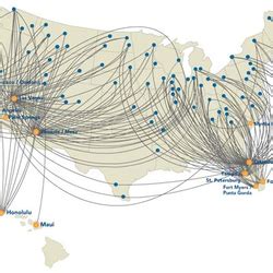 Allegiant Air route maps