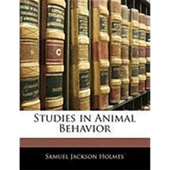 Studies in Animal Behavior - Autres - Achat Livre | fnac