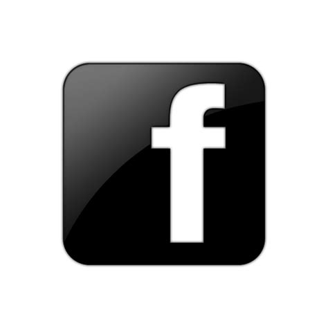 Facebook Logo Black White