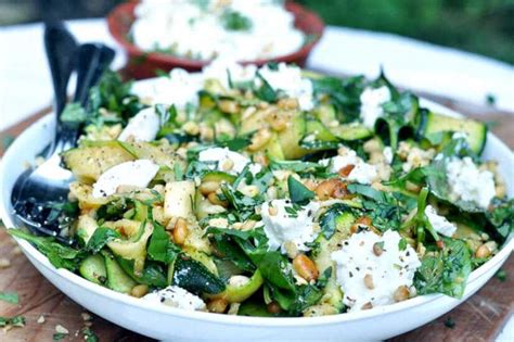 Courgette Salad with Ricotta & Pine Nuts | Gran Luchito