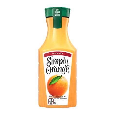 Simply Orange Lots of Pulp Juice | Simply Beverages™ Canada