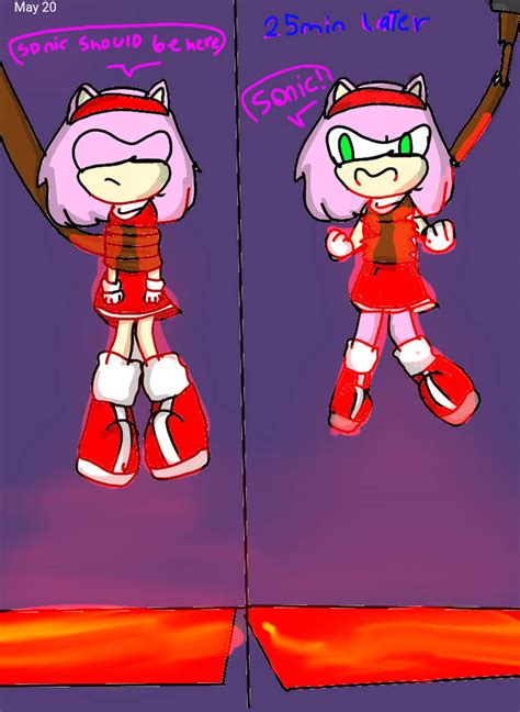 Amy rose fan art by mhaloverart on DeviantArt