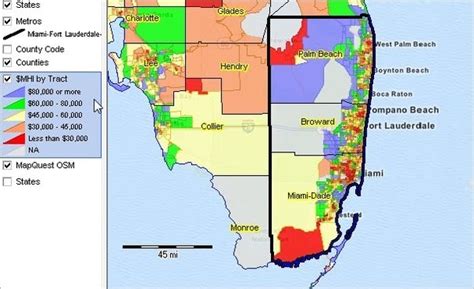 Map Of Palm Beach County Florida With Cities