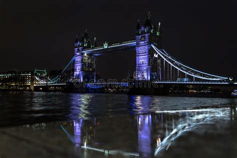 Tower Bridge at Night stock photo. Image of historic - 99902136