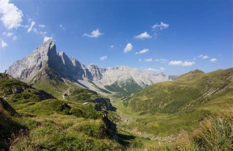 Carnic Alps View from Geo Trail Wolayersee in Lesachtal Carinthia Austria Stock Image - Image of ...