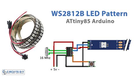 WS2812B LED Pattern ATtiny85 Arduino