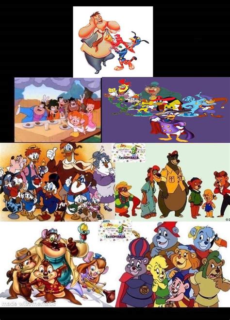 The Disney Afternoon Shows and Characters by Bart-Toons on DeviantArt