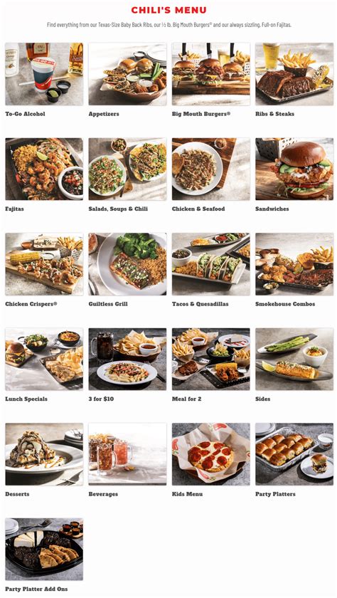 Chili's Menu & Deals