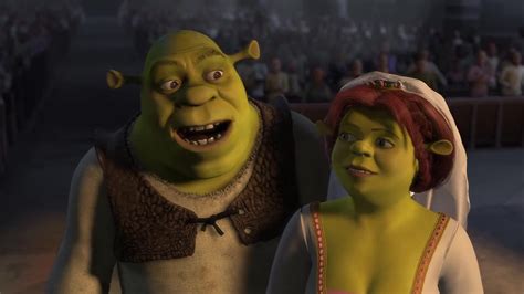 "Um... Fiona? Yes, Shrek? I... I love you. Really? Really, really! Mmmm ...