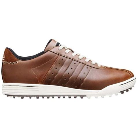 Shop Adidas Men's 'Adicross' Brown Leather Golf Shoes - Free Shipping Today - Overstock.com ...