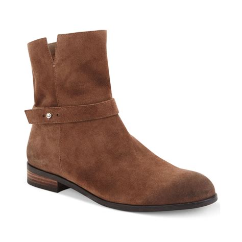 Franco sarto Motion Casual Booties in Brown | Lyst