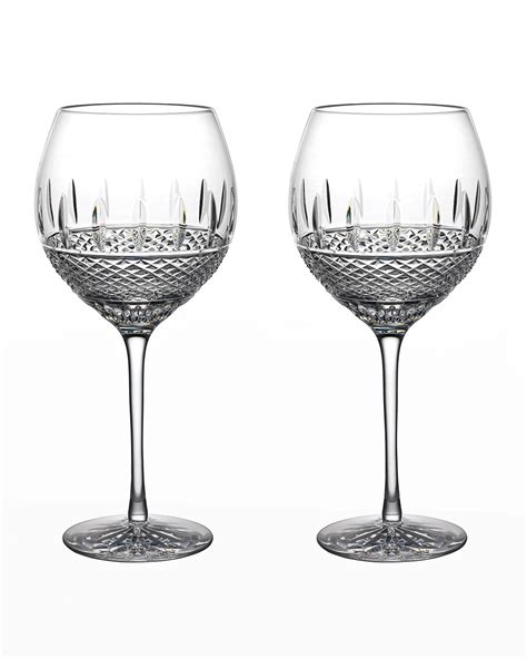 Waterford Crystal Irish Lace Crystal Red Wine Glasses, Set of 2 | Horchow