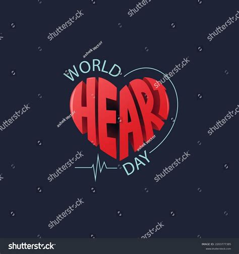 World Heart Day Lettering Vector Logo Stock Vector (Royalty Free) 2203777385 | Shutterstock