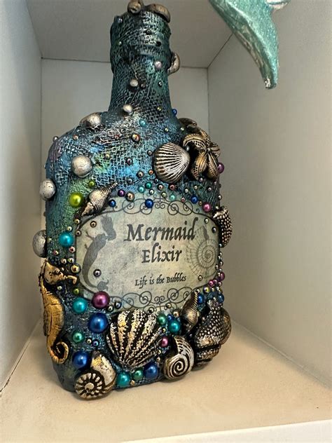 Mermaid Bottle - Etsy