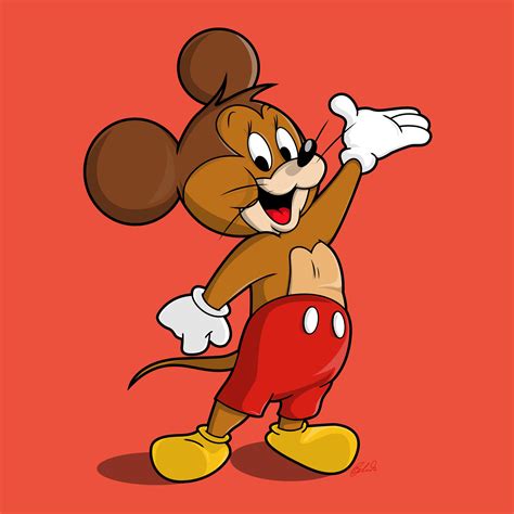 Vector illustration of 'Jerry Mouse', by The Salvare Ben Richards, Tv Characters, Jerry, Tigger ...